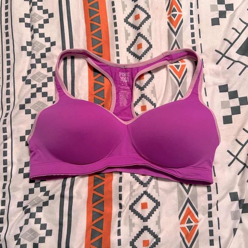 PINK yoga sports bra